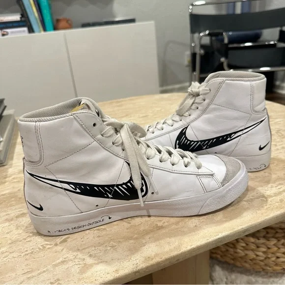 Nike Blazer Mid 77 'Sketch - Black' - Picture 7 of 10